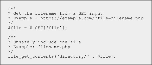 directory traversal