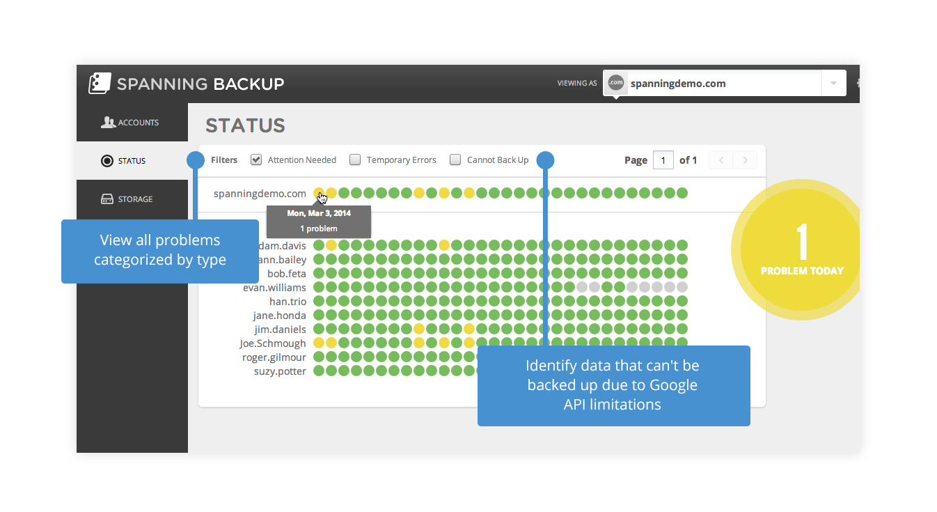 status redesign dots callout