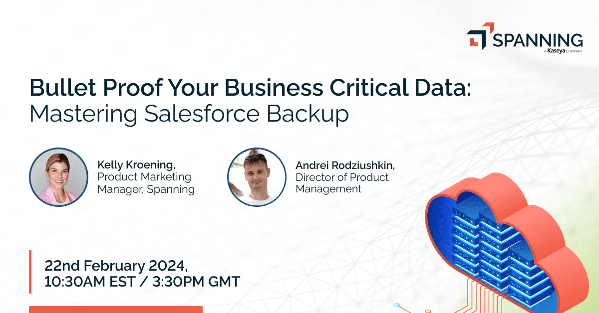 [On-Demand Webinar] Mastering Salesforce Backup