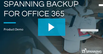 Microsoft 365 Backup — Product Demo Video: Spanning Backup for Microsoft 365