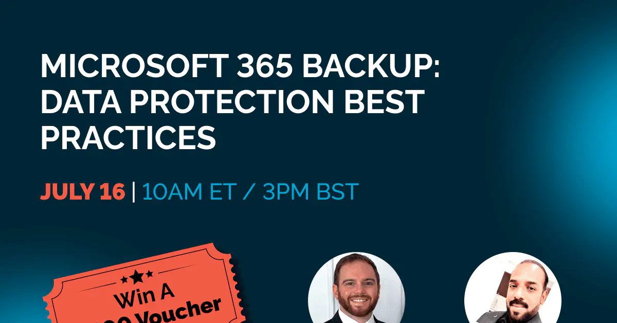 [On-Demand Webinar] Microsoft 365 Backup: Data Protection Best Practices