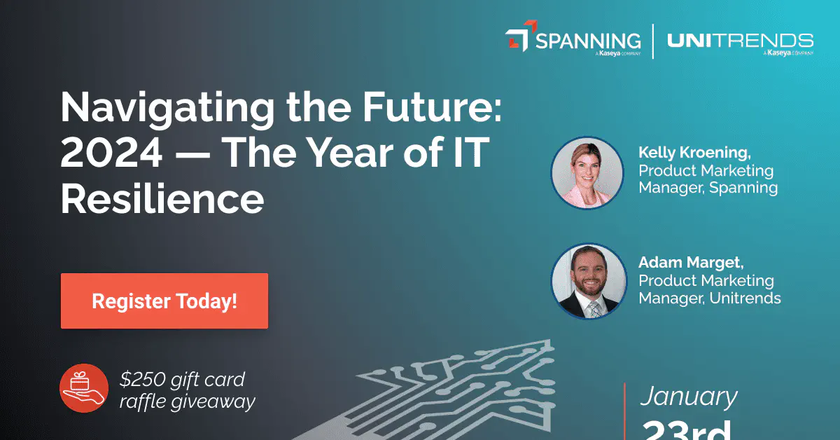 [On-Demand Webinar] Navigating the Future: 2024 The Year of IT Resilience