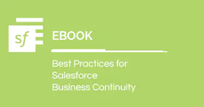 Best Practices for Salesforce Business Continuity