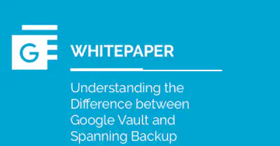 Understanding the Difference between Google Vault and Spanning Backup