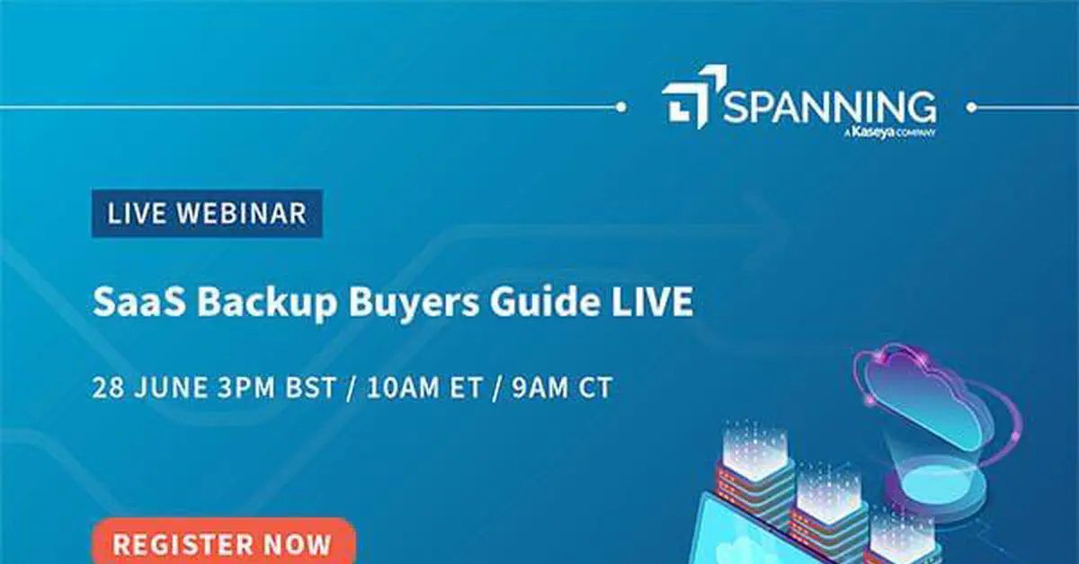 SaaS Backup Buyer's Guide LIVE Webinar