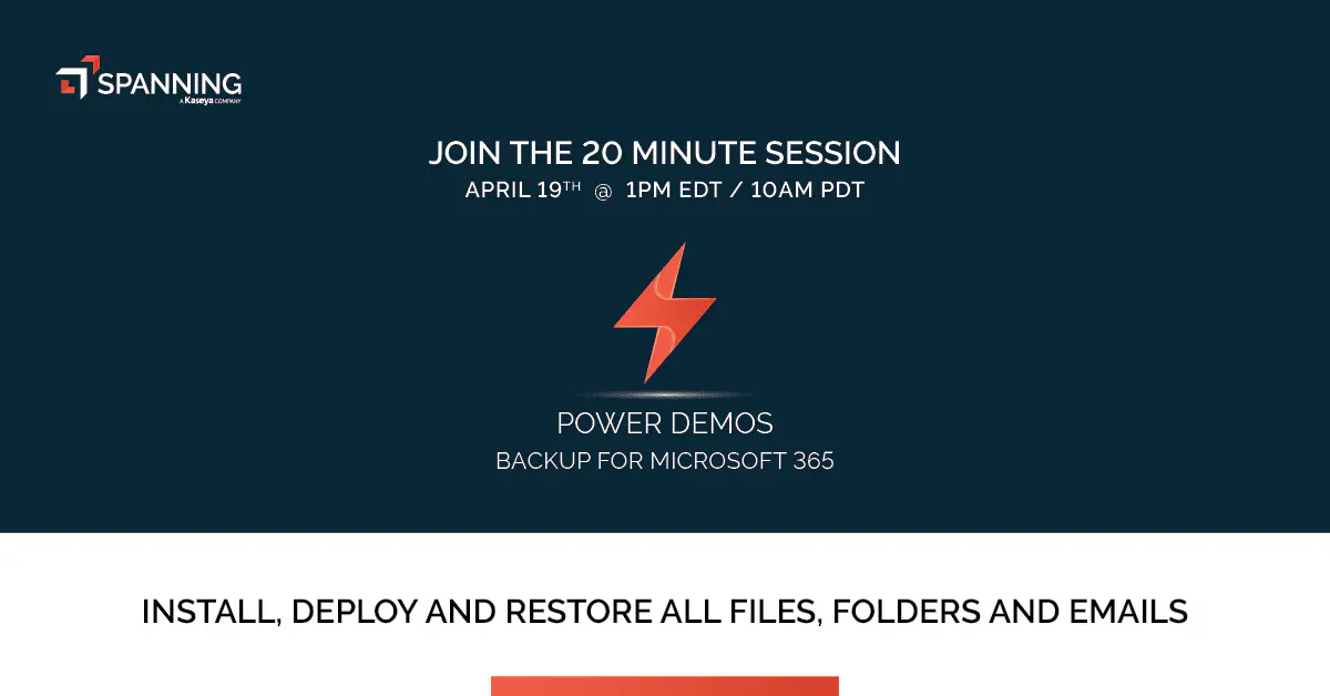 [Webinar] Microsoft 365 Backup Power Demo