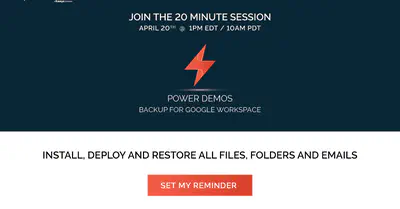 [Webinar] Google Workspace Power Demo