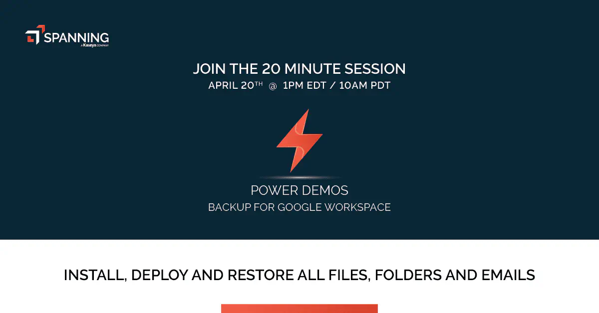 [Webinar] Google Workspace Power Demo