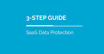 3-Step Guide to SaaS Data Protection