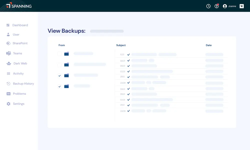 Exchange Backup