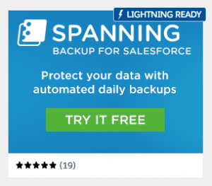 Spanning Backup for Salesforce, AppExchange