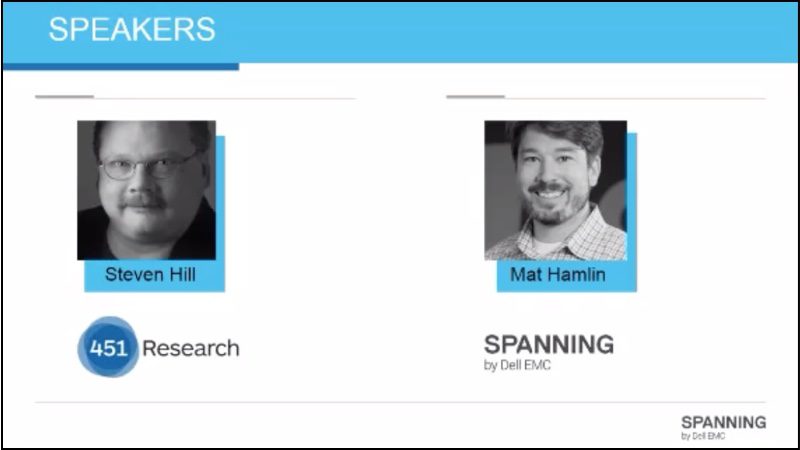 Photos of the featured speakers for this webinar: Steven Hill and Mat Hamlin.