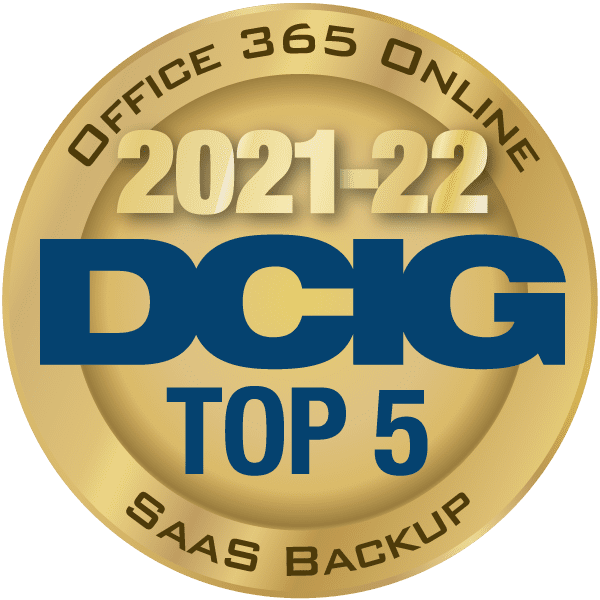 DCIG Top 5 SaaS Backup 2021-22 Office 365 Online