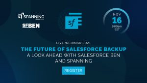 Salesforce Ben Future of Backup Event